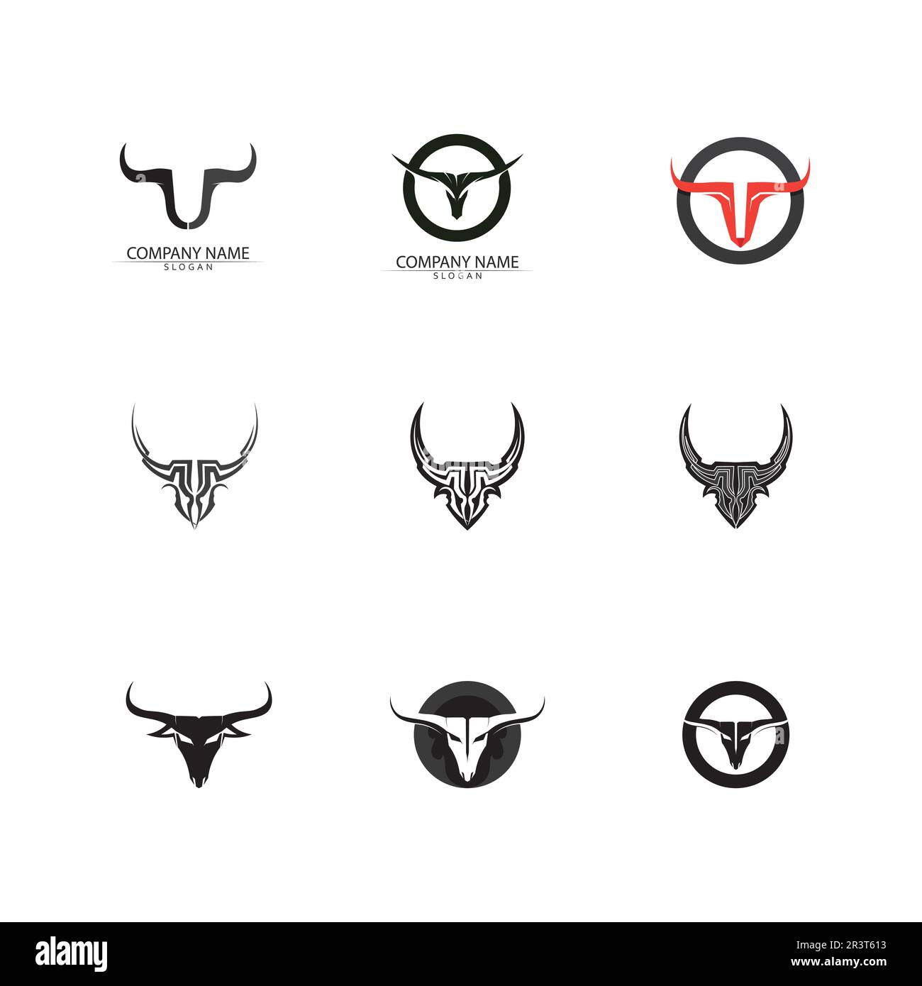 Red bull icon logo Cut Out Stock Images & Pictures Alamy