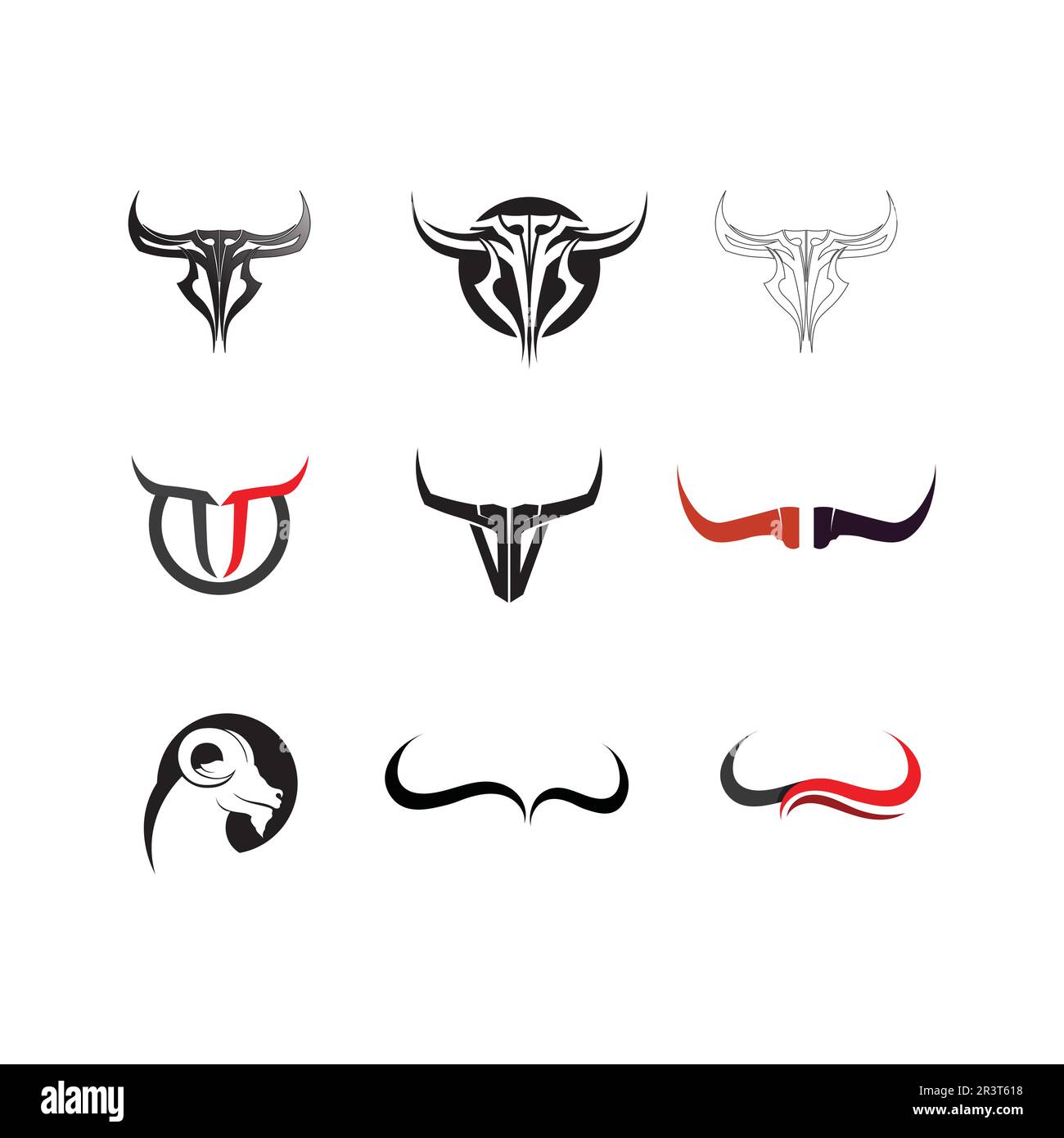 Red bull icon logo Cut Out Stock Images & Pictures Alamy