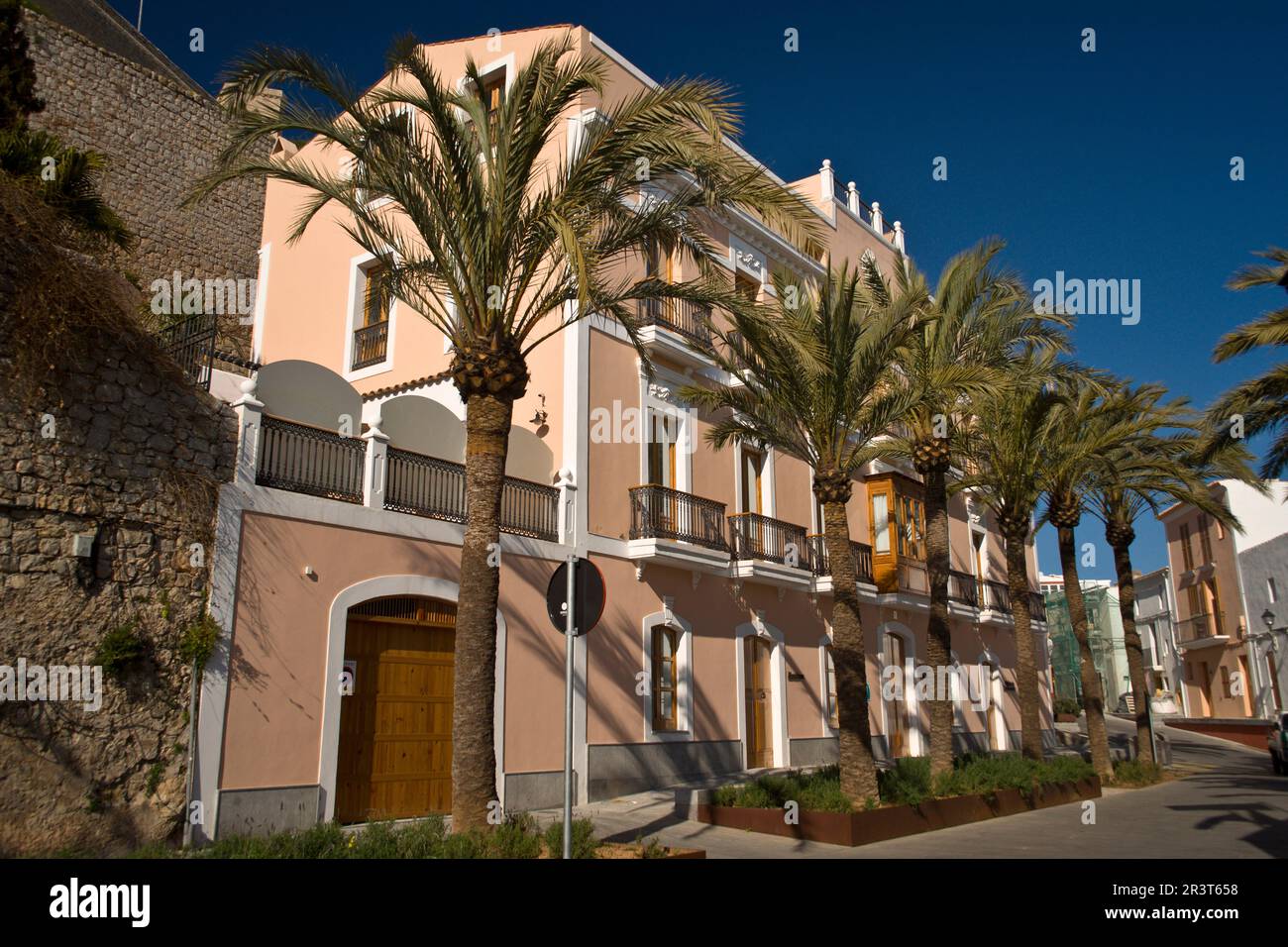 Hotel Mirador de Dalt Vila.Ibiza.Balearic islands.Spain. Stock Photo