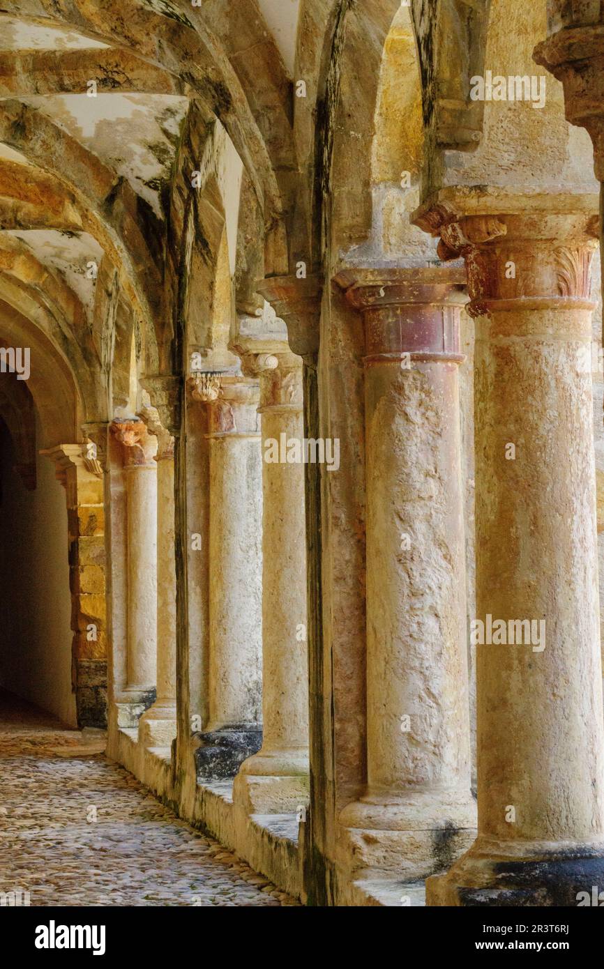 claustro Da Micha, 1543, convento de Cristo,año 1162, Tomar, distrito de Santarem, Medio Tejo, region centro, Portugal, europa. Stock Photo