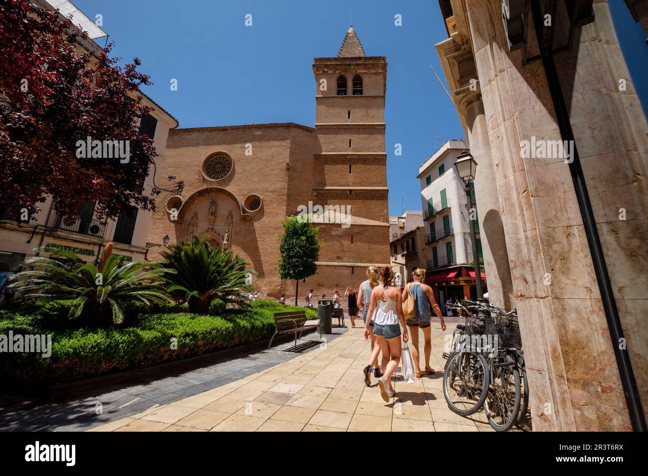 Iglesia de San Miguel, estilo gotico, Palma, ,Mallorca, balearic islands, Spain. Stock Photo
