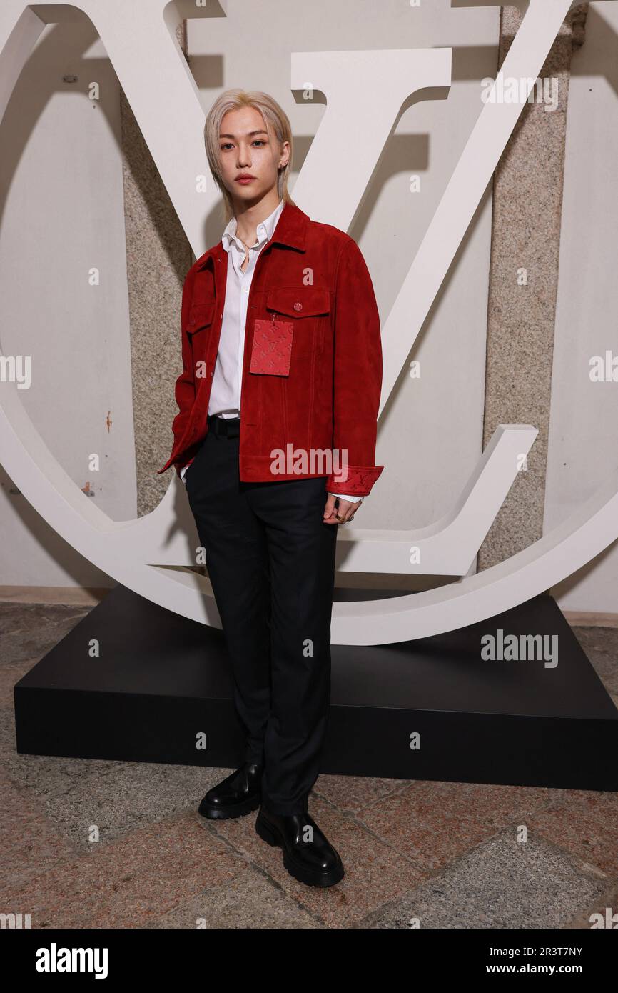 Felix poses at the photocall for Louis Vuitton Cruise Collection 2024  presentation held at Palazzo Borromeo in Isola Bella, Italy on May 24,  2023. Photo by Marco Piovanotto/ABACAPRESS.COM Stock Photo - Alamy