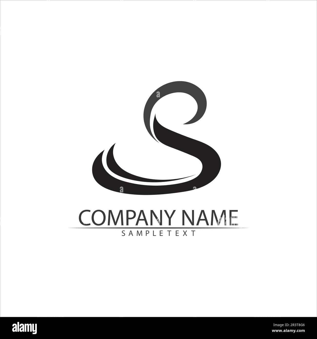 Business corporate S letter logo design vector Stock Vector