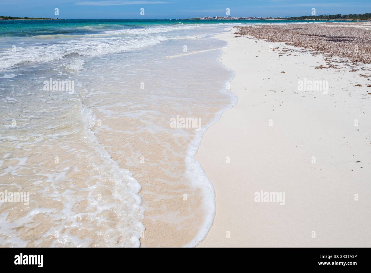 Es Carbo beach, Ses Salines, Mallorca, Balearic Islands, Spain. Stock Photo