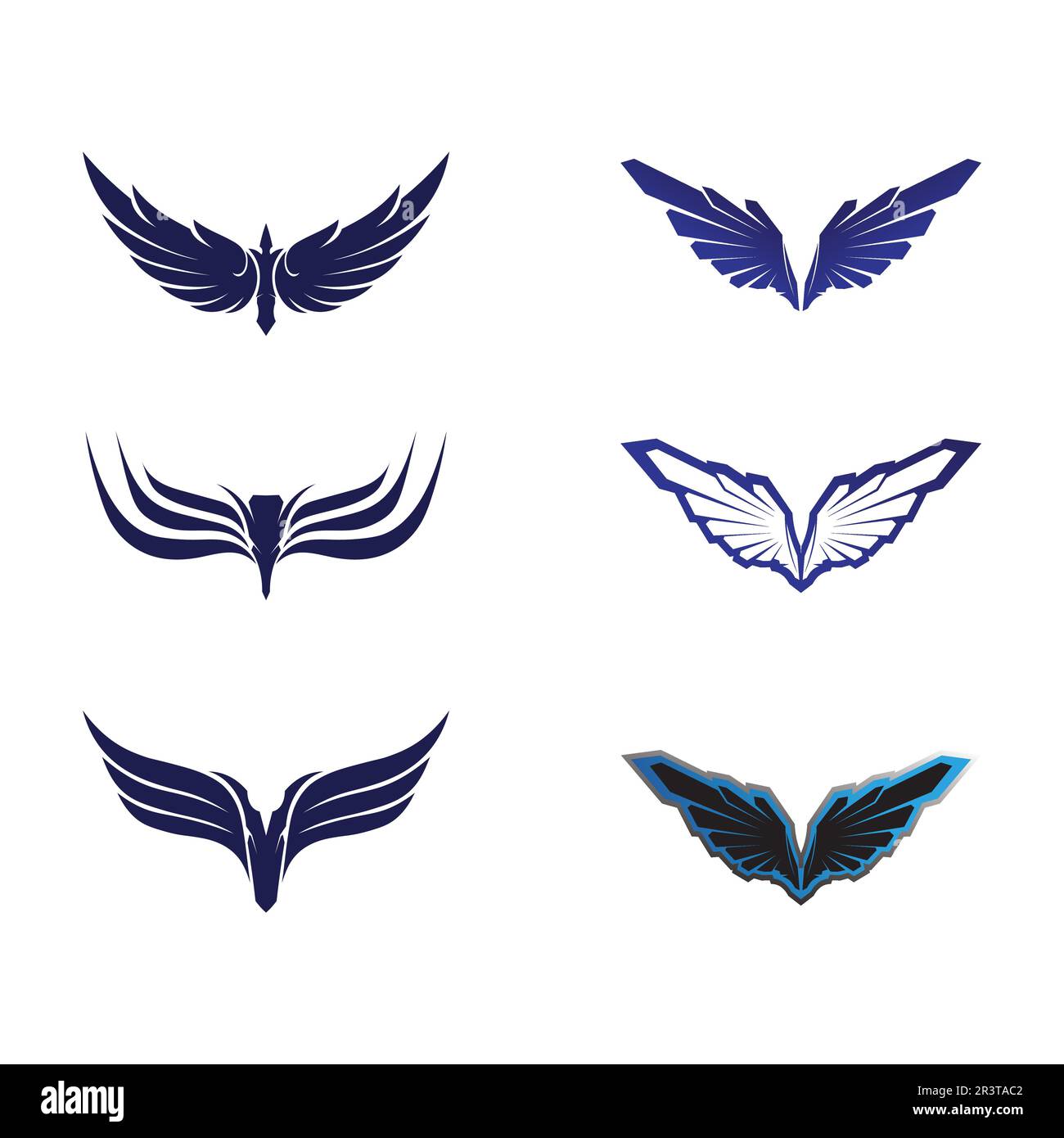 Falcon Eagle Bird Logo Template Vector Icon Stock Vector