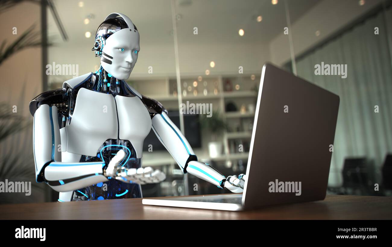 Learning robot hi-res stock photography and images - Alamy