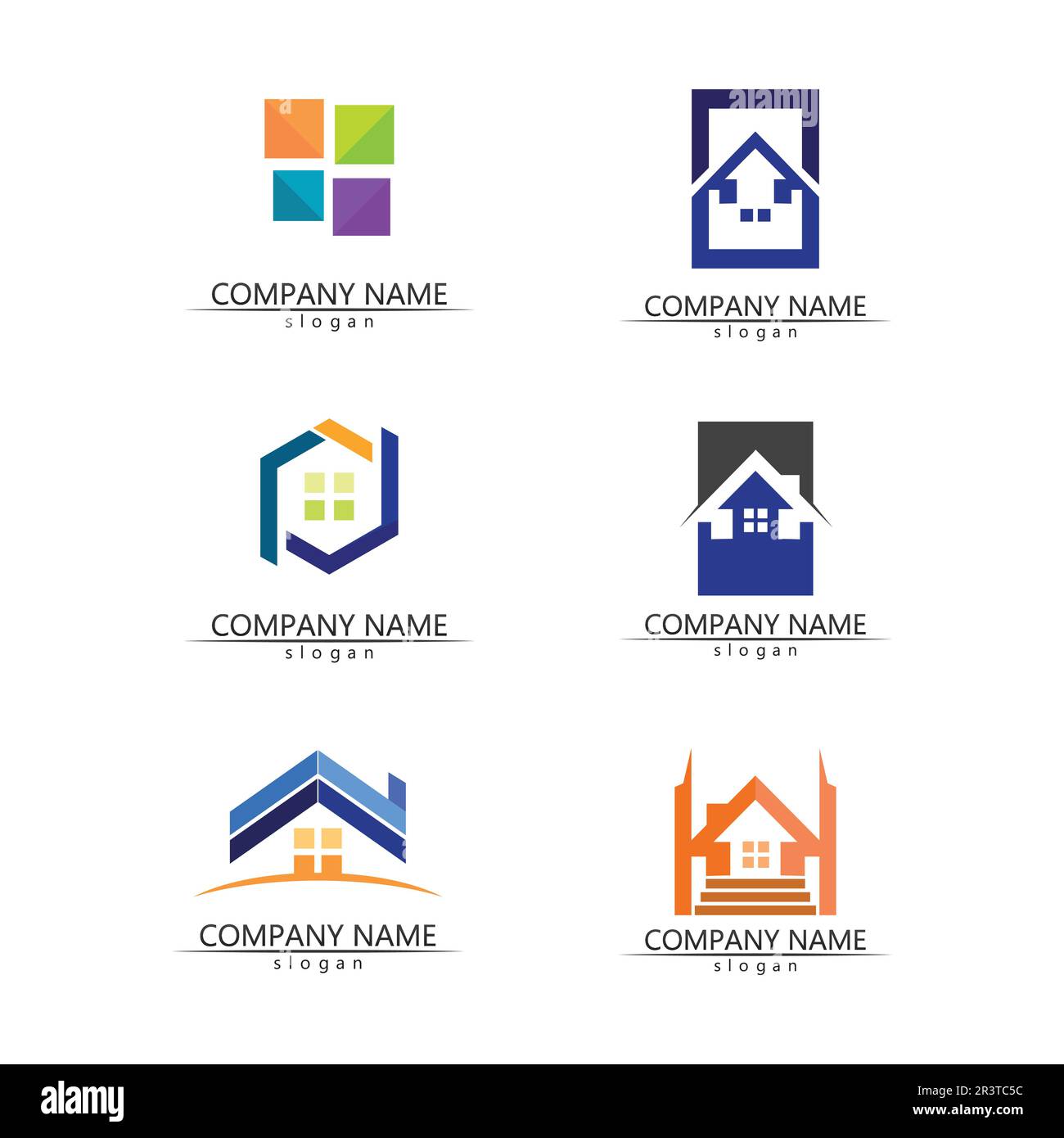 Building logo vector illustration design,Real Estate logo template ...