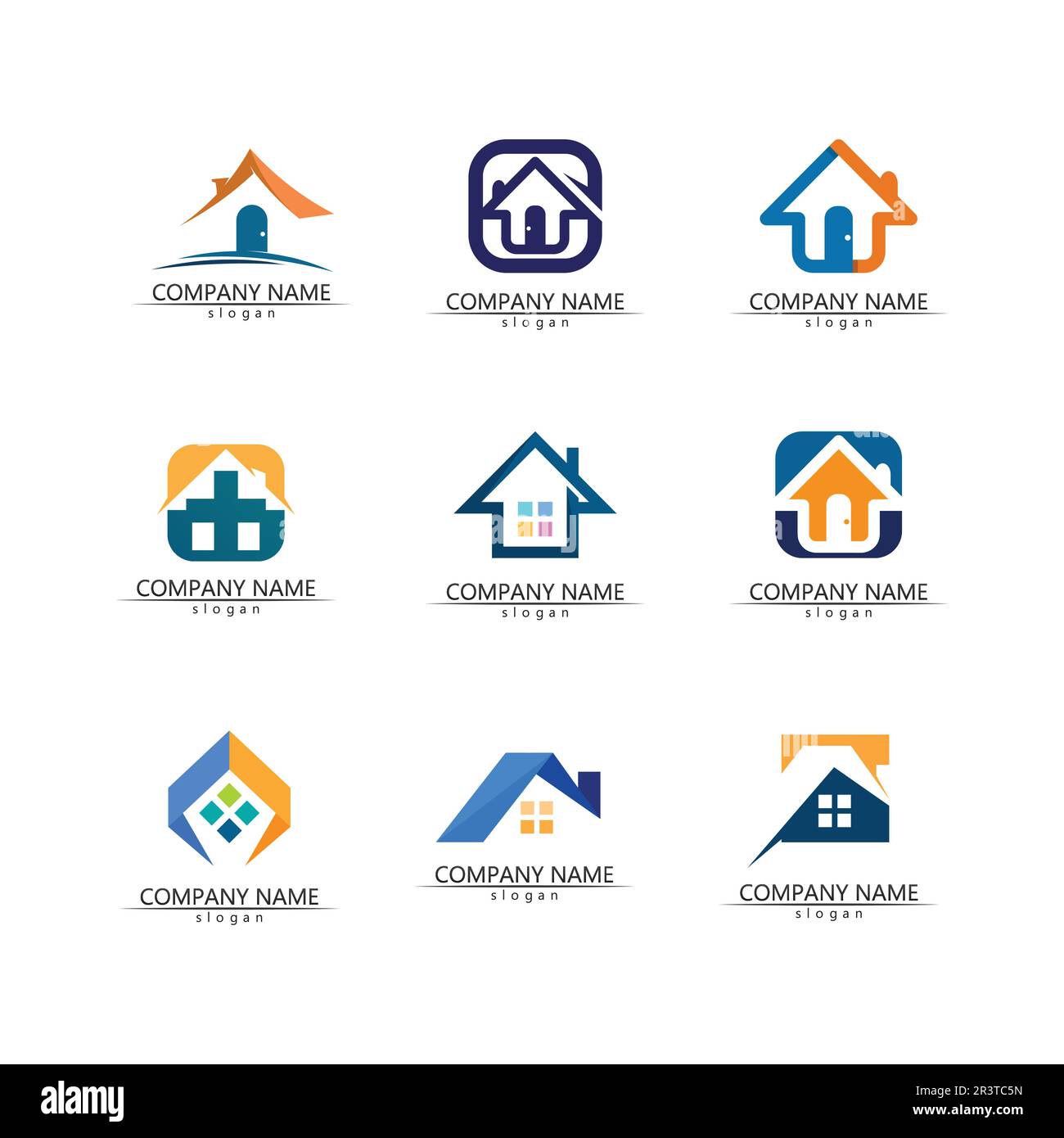 Building logo vector illustration design,Real Estate logo template ...