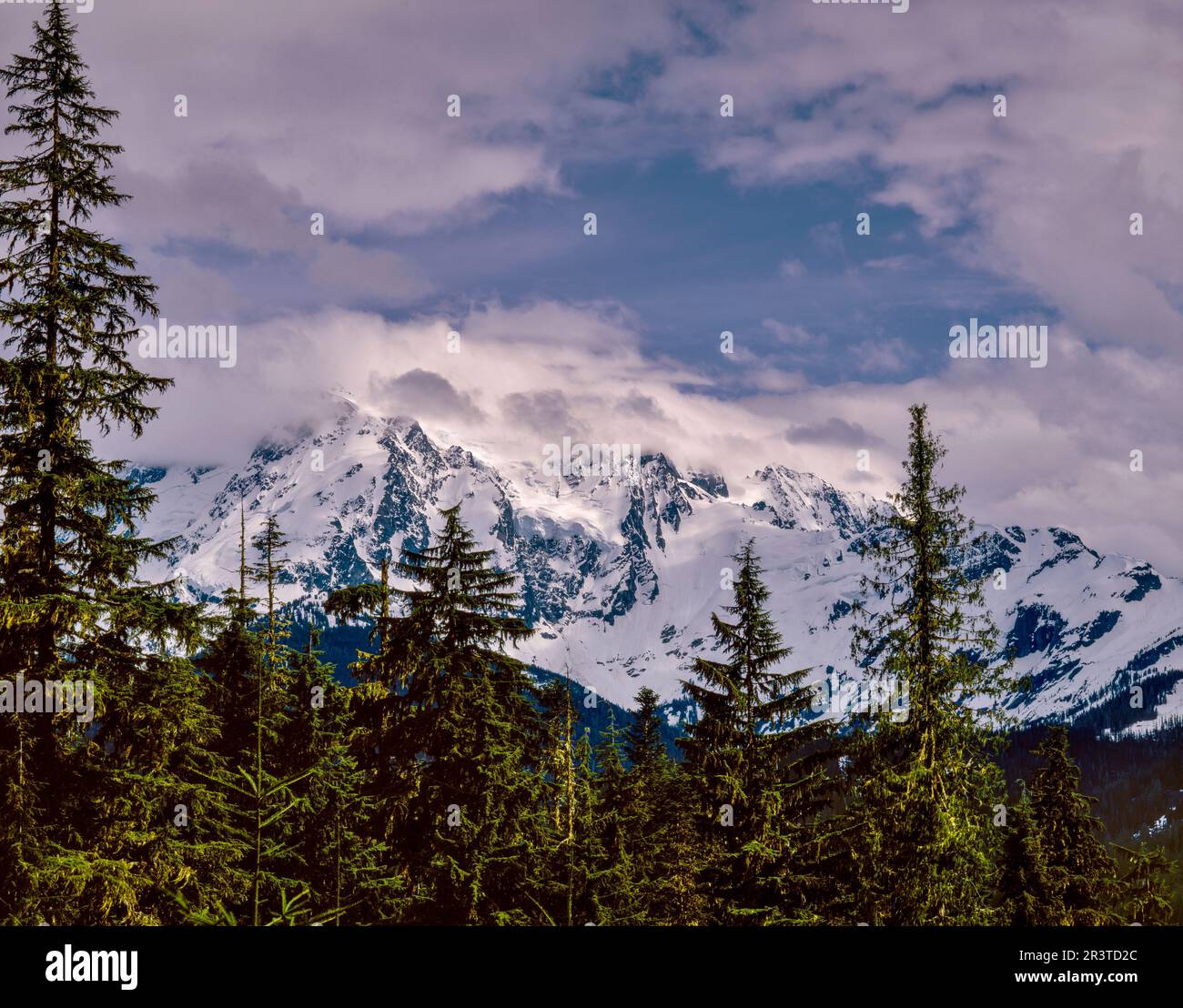 Mt. Shuksan, North Cascades National Park, Washington Stock Photo