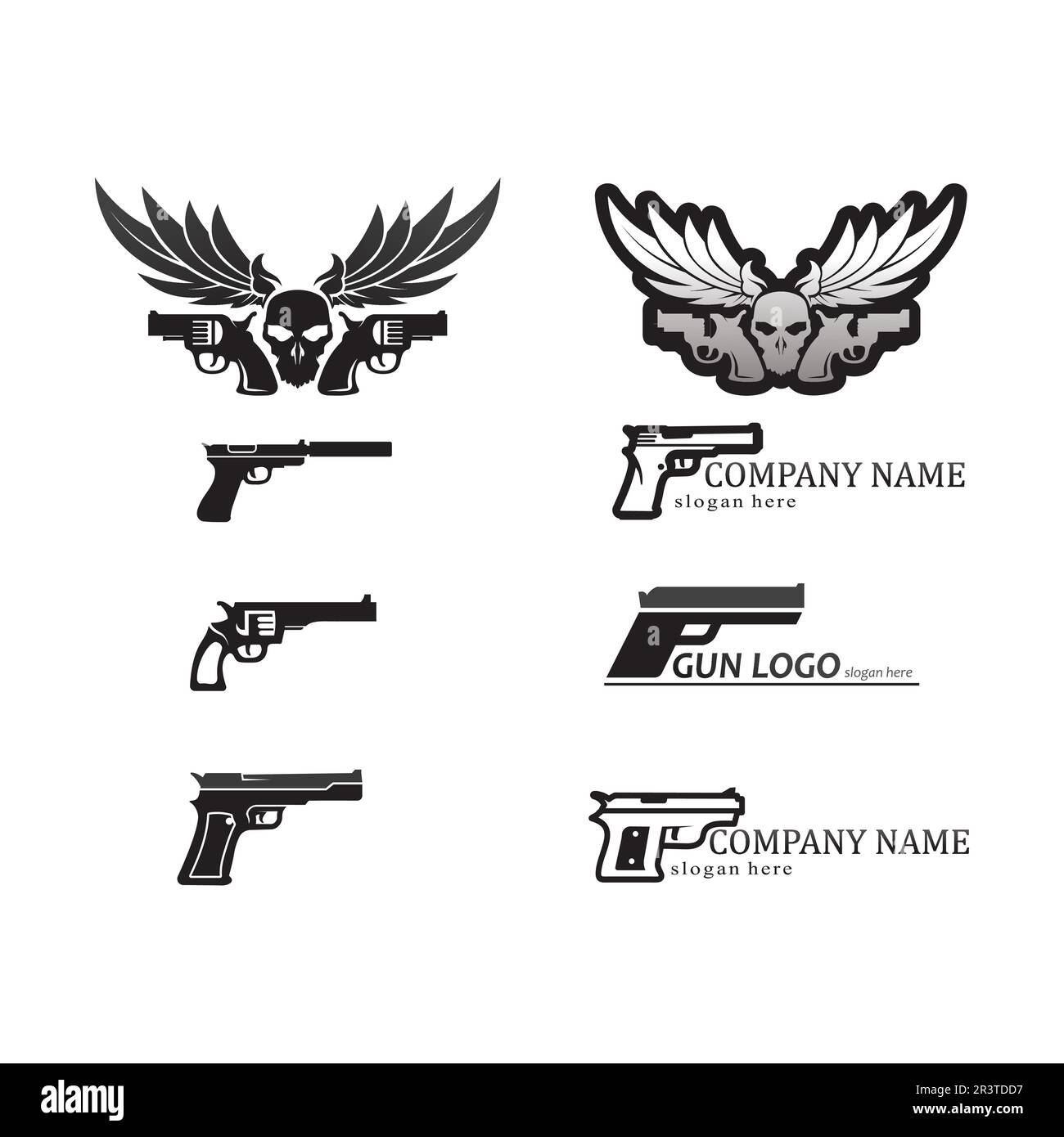 gun camou flage military repeats seamless army illustration Stock Vector
