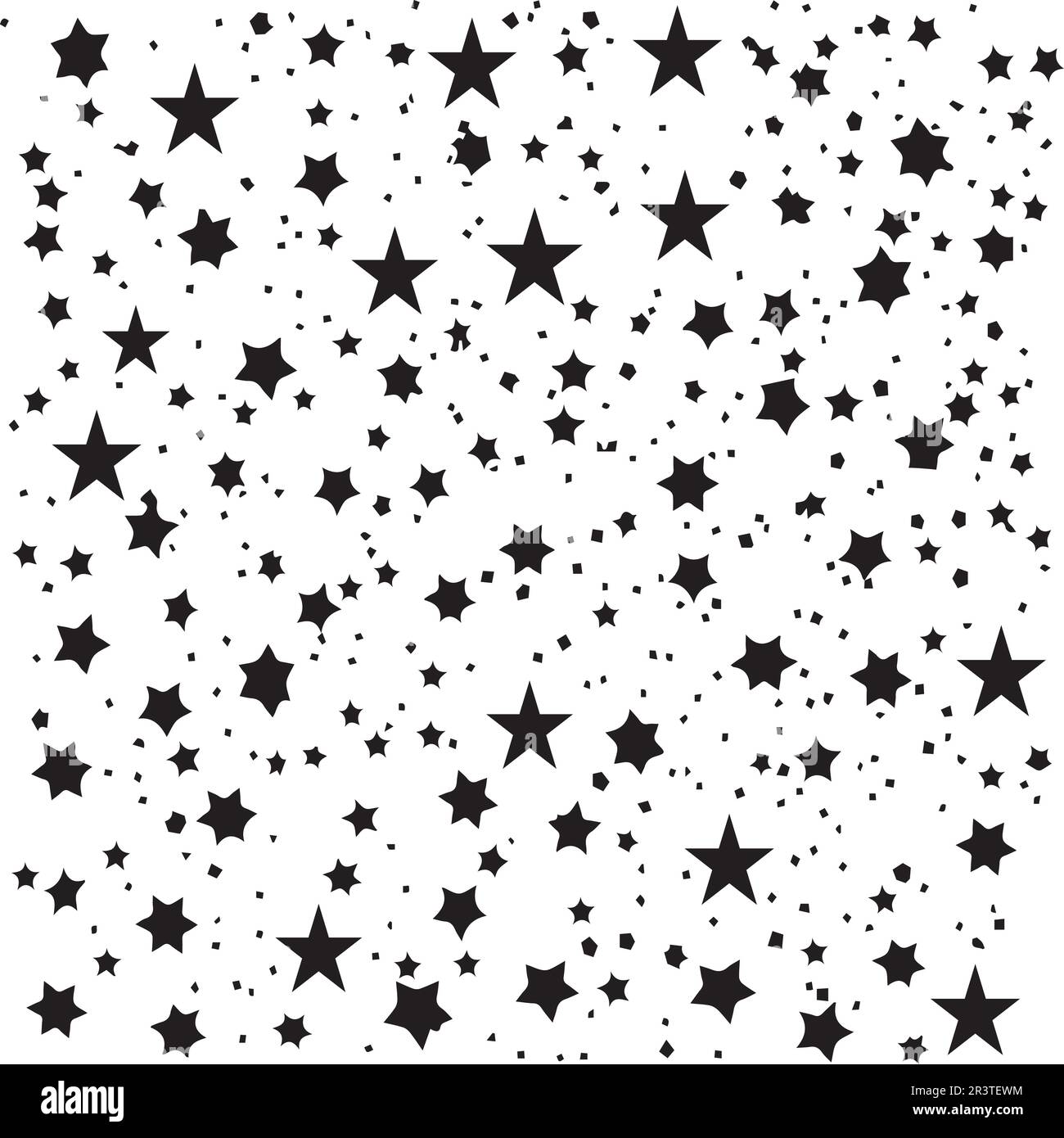 A black star pattern with many small stars vector Stock Vector Image ...
