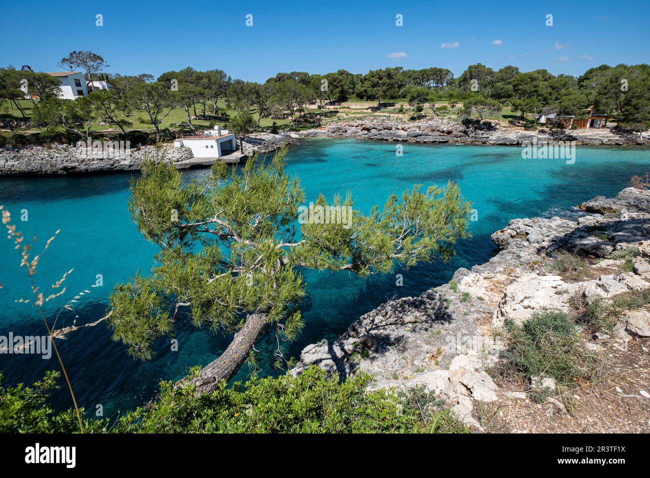 Cala Sa Mitjana Stock Photo Alamy
