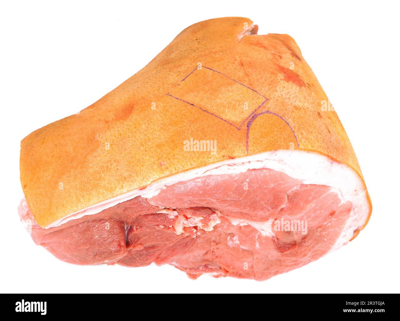 Raw pork ham, pork leg Stock Photo Alamy