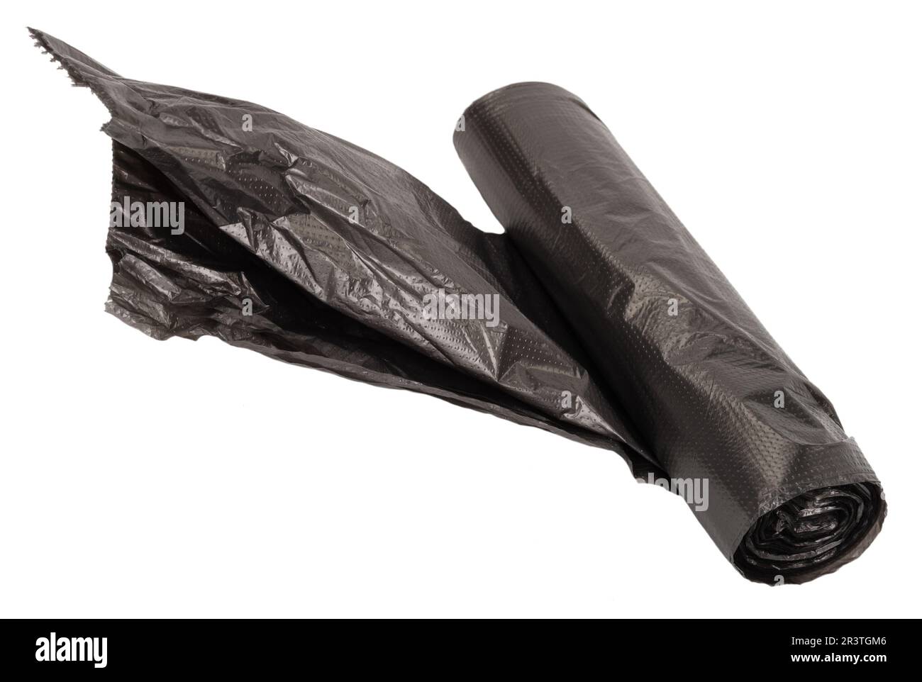 Roll of plastic garbage bags Stock Photo Alamy