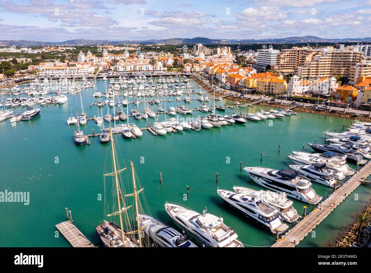 Awesome view of modern, lively and sophisticated Vilamoura Marina, one ...