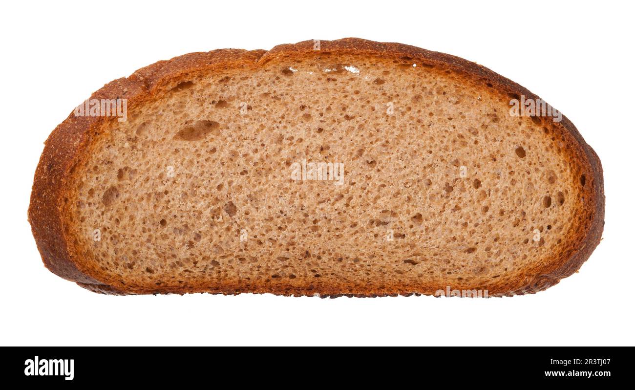 Rye bread slice Stock Photo