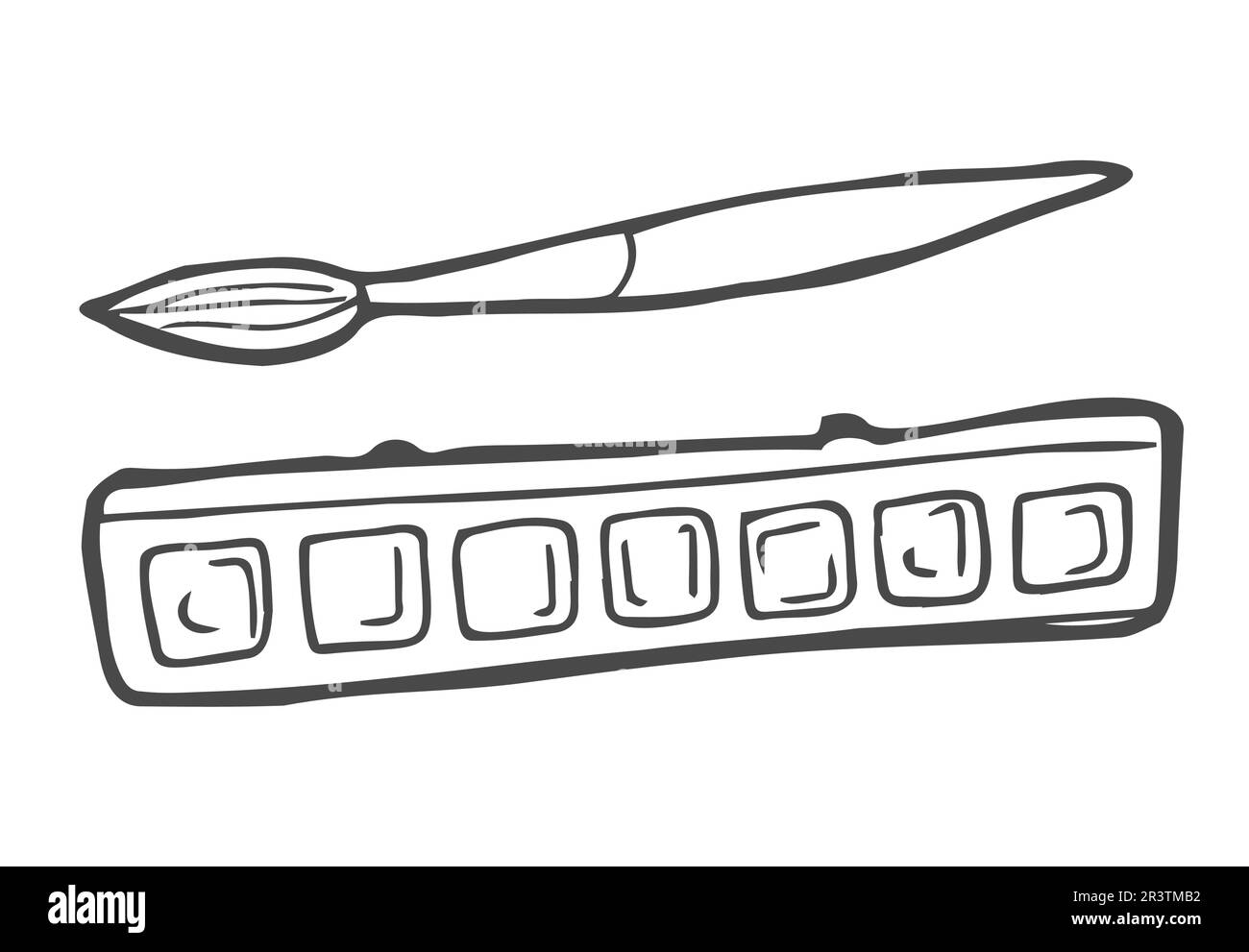 painting tools doodle Stock Vector Image & Art Alamy