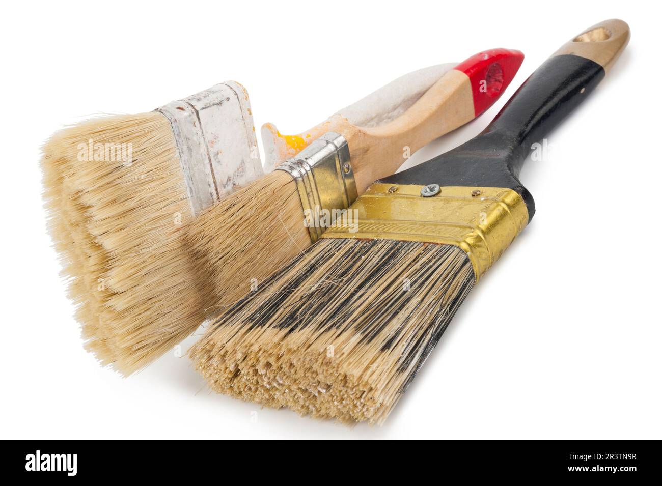 House paintbrushes Stock Photo