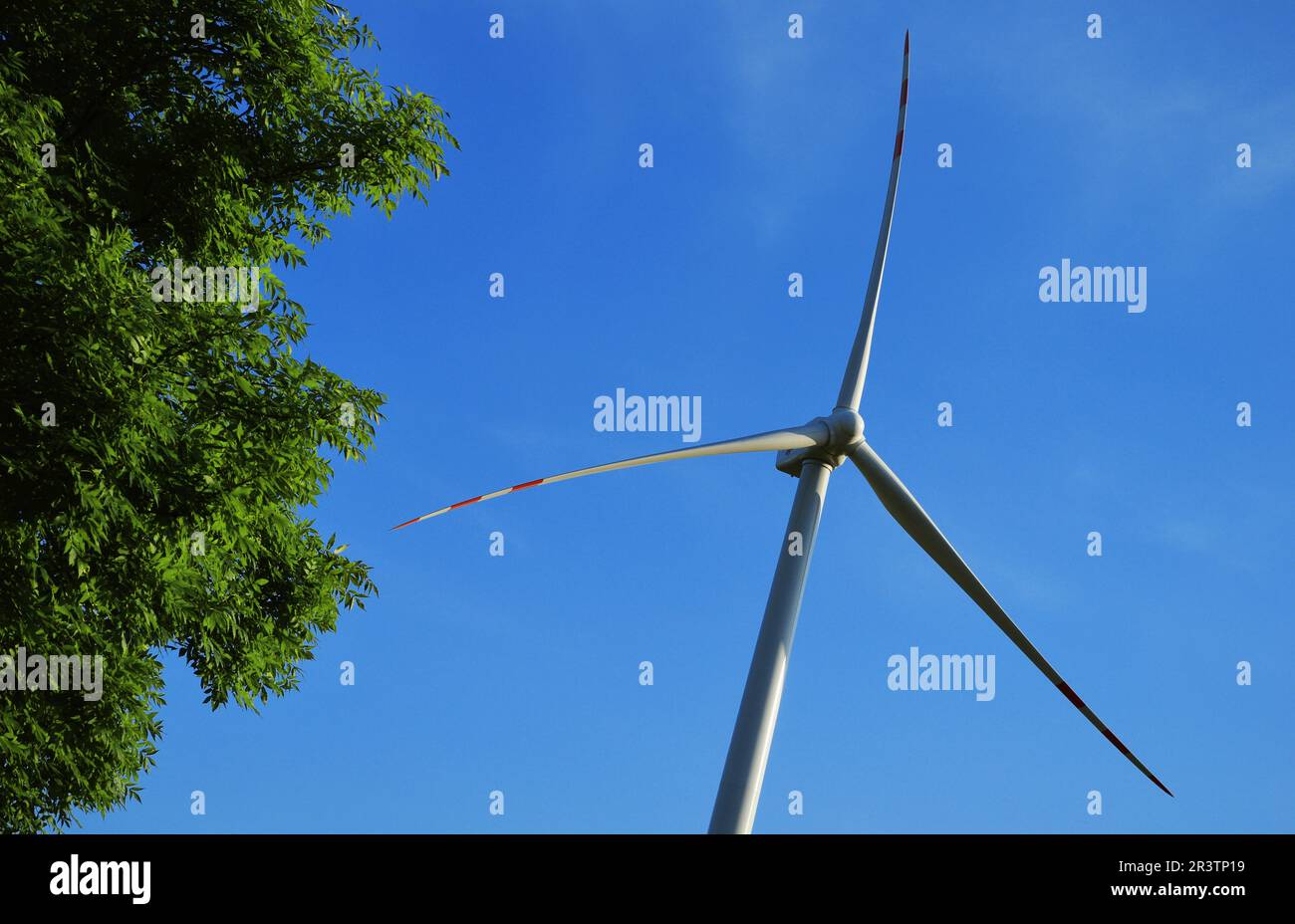 Wind turbines farm. Windmill Stock Photo Alamy