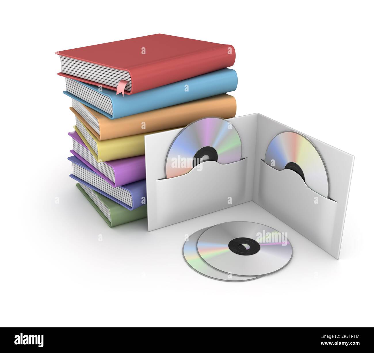 Books and Dvd Stock Photo Alamy
