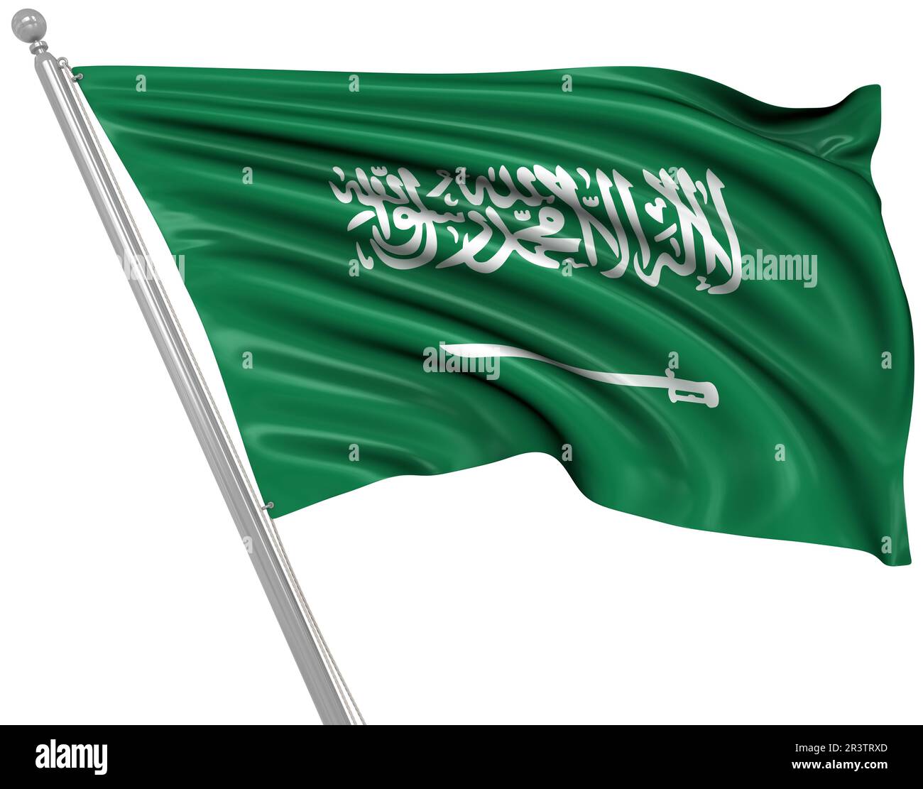 Flag of Saudi Arabia Stock Photo Alamy
