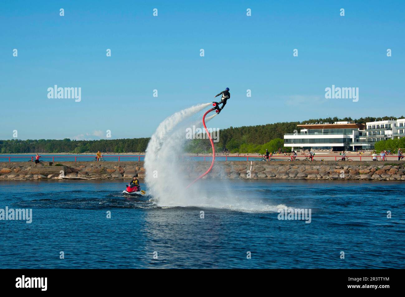 Jetlev Flyer, Tallinn, Estonia, Baltic States, Europe, Pirita Marina ...