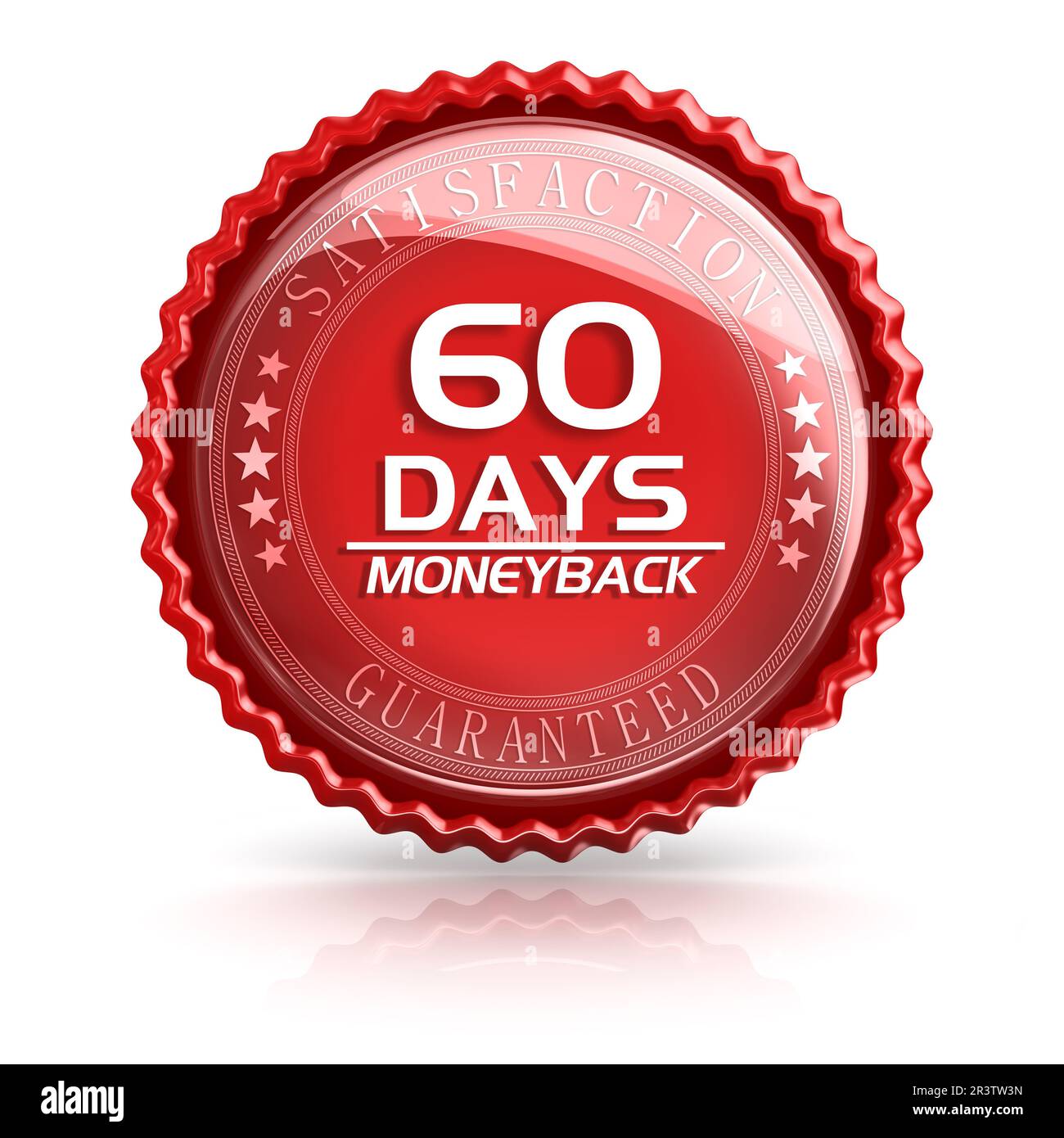 60 Days Money Back Stock Photo