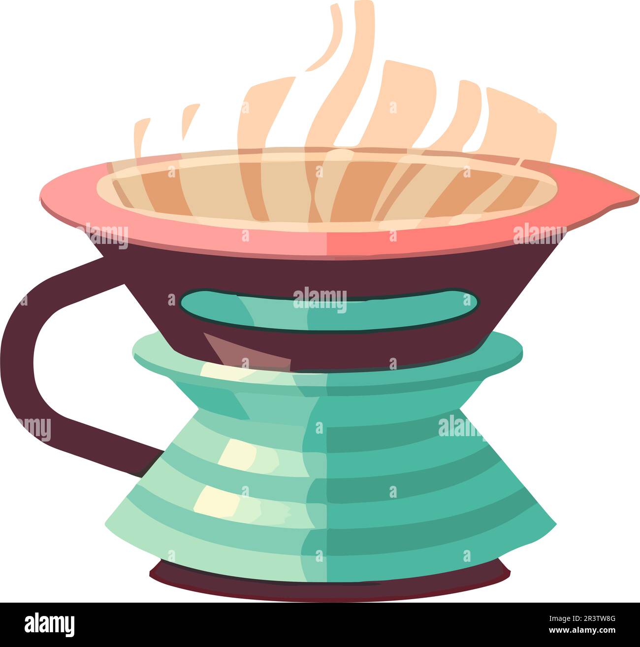 dripping coffee pot, steam up Stock Vector Image & Art Alamy