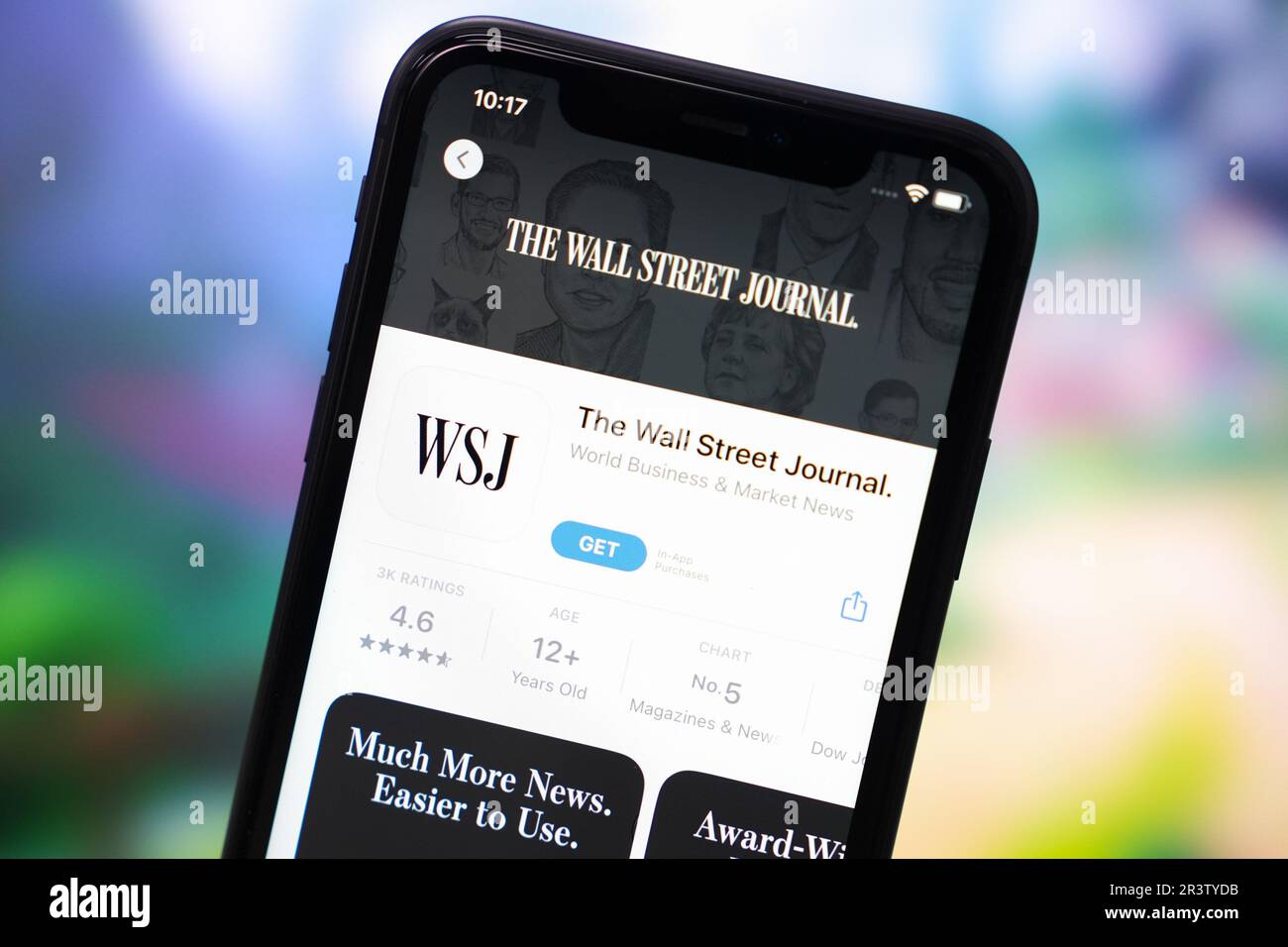 The wall street journal app hi-res stock photography and images - Alamy