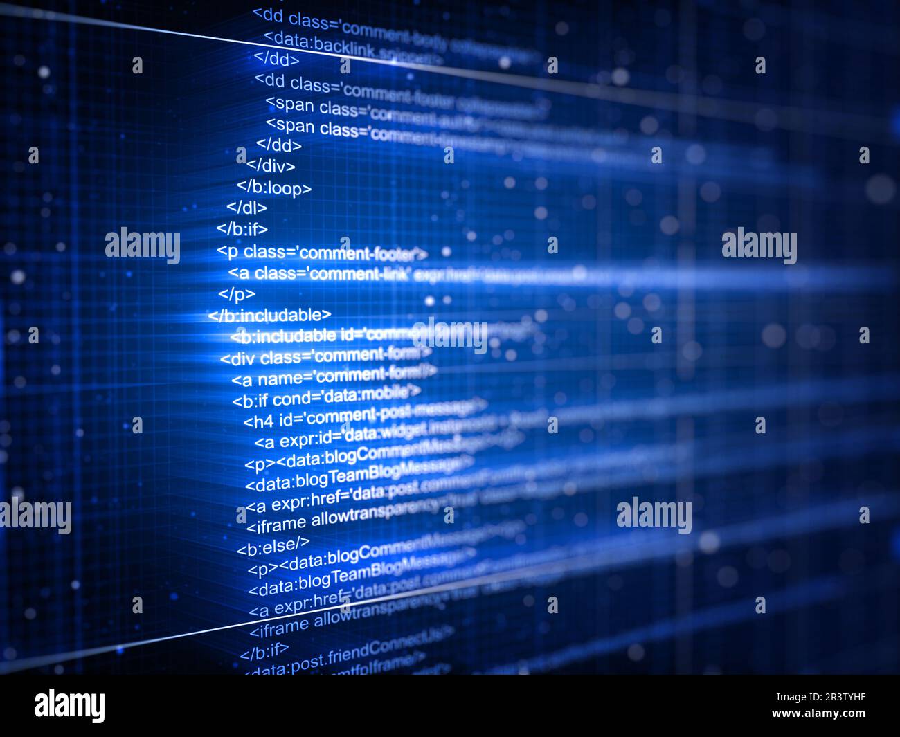 Html code technology hi-res stock photography and images - Alamy