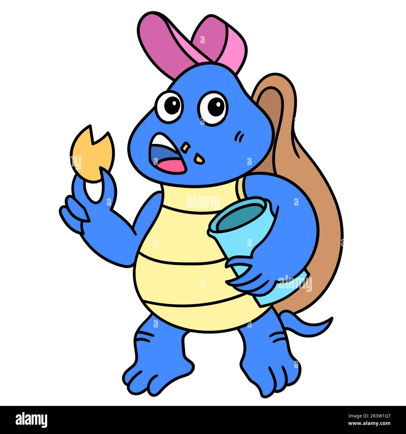 Cute turtle cartoon hi-res stock photography and images - Alamy