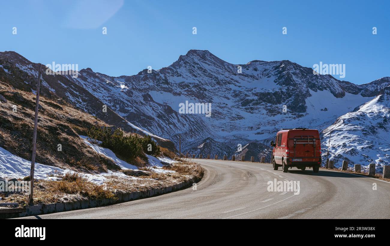 4x4 Campervan, Grossglockner Group, Hohe Tauern, Main Alpine Ridge ...