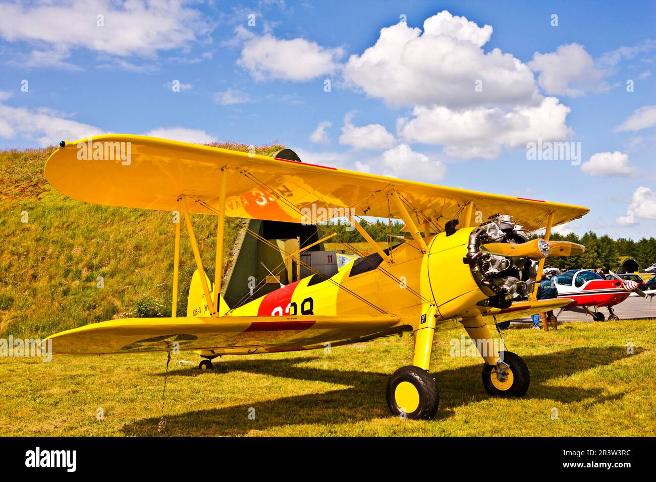 Boeing, Stearman, radial engine, biplane, tailwheel classic, trainer