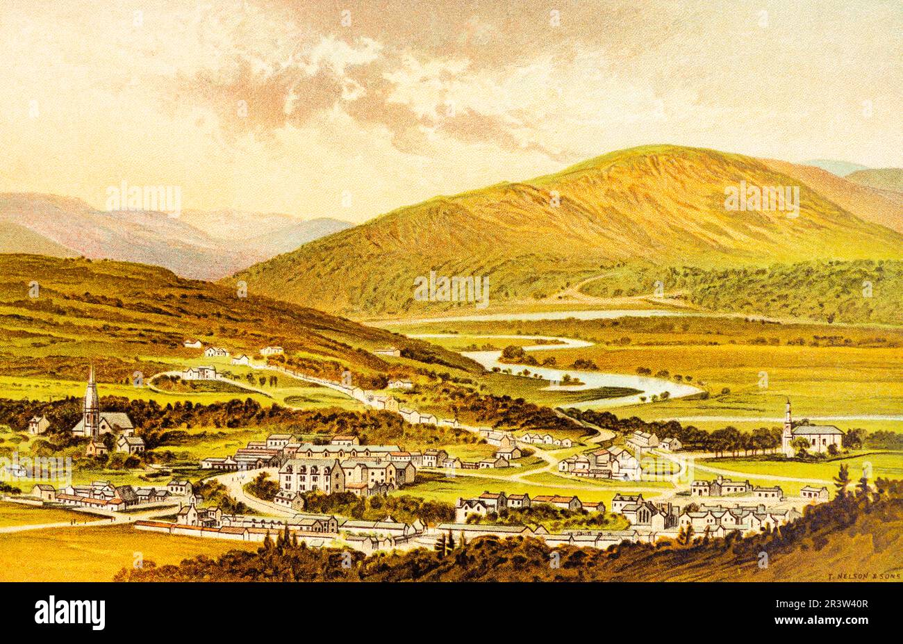 Braemar, Grampian Mountains, River Dee, mountains, Grampian Mountains