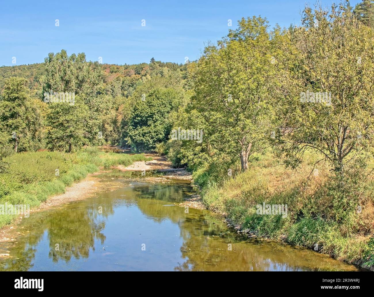 Danube valley near Immendingen , district Tuttlingen Stock Photo