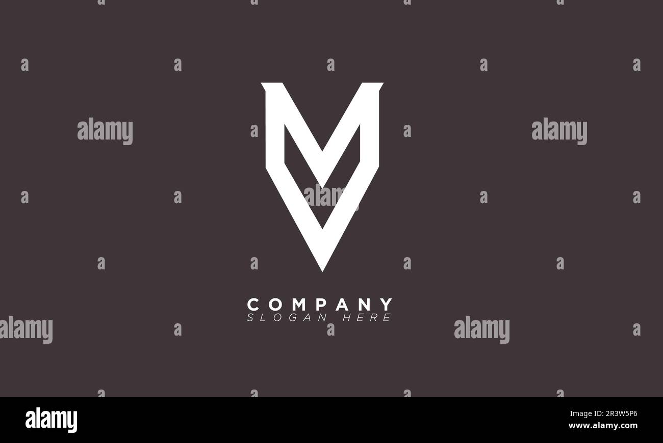 VM Alphabet letters Initials Monogram logo Stock Vector Image & Art - Alamy