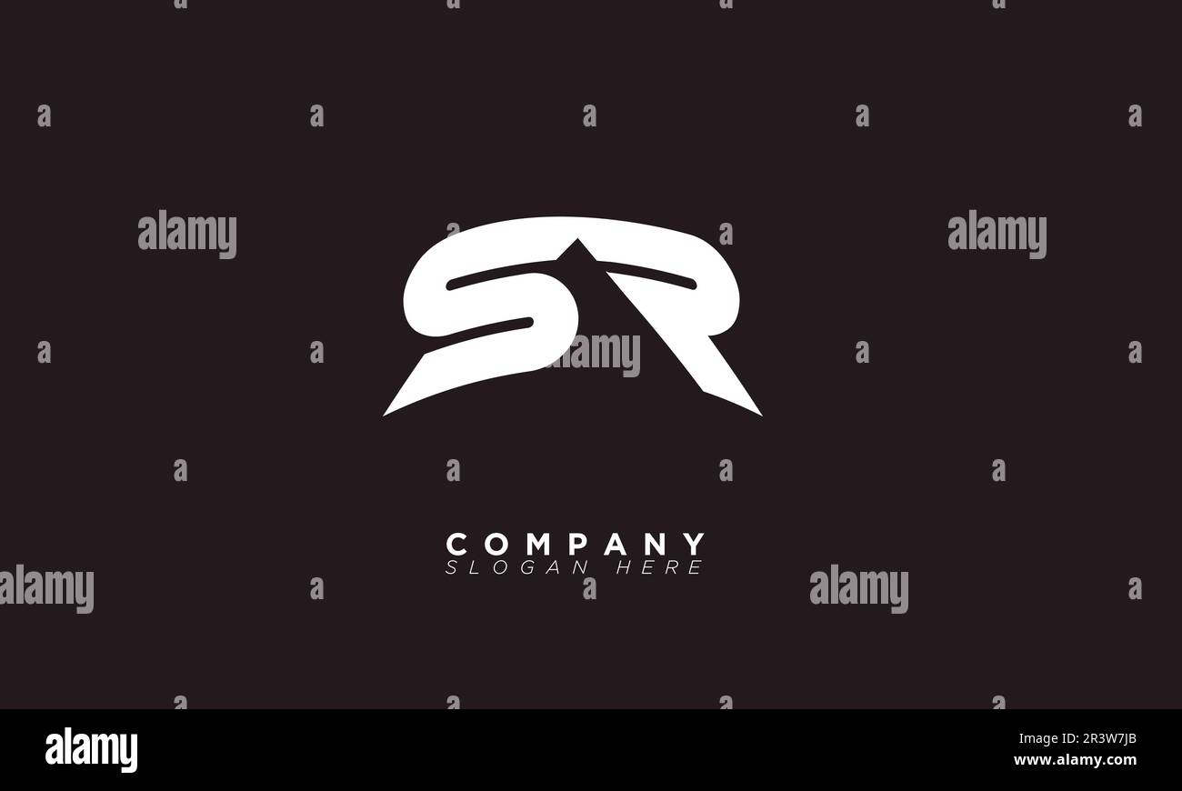 SR Alphabet letters Initials Monogram logo Stock Vector Image & Art - Alamy