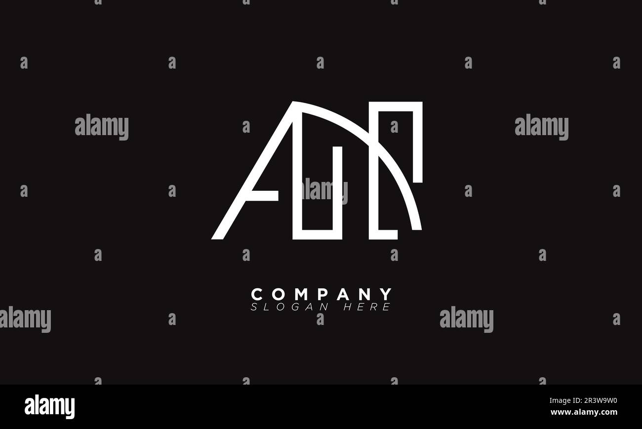 AN Alphabet letters Initials Monogram logo Stock Vector Image & Art - Alamy