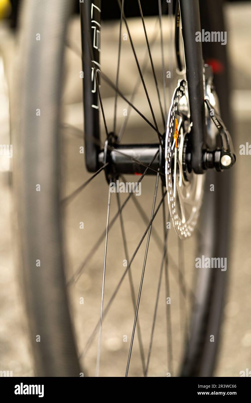 parts of an electrical bike ebike Stock Photo Alamy
