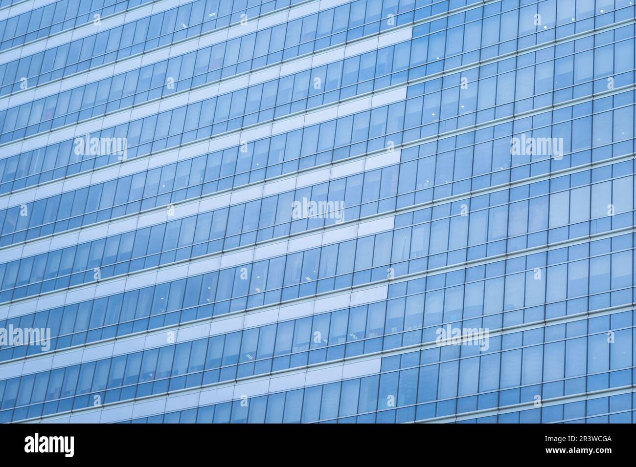 Blue glass windows of modern office building for save energy Stock ...