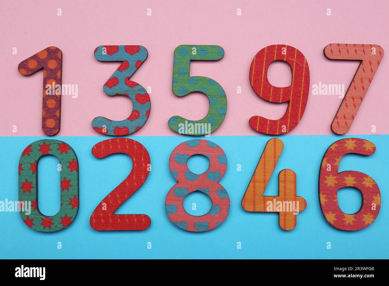 Blue numbers mathematical symbols hi-res stock photography and images ...