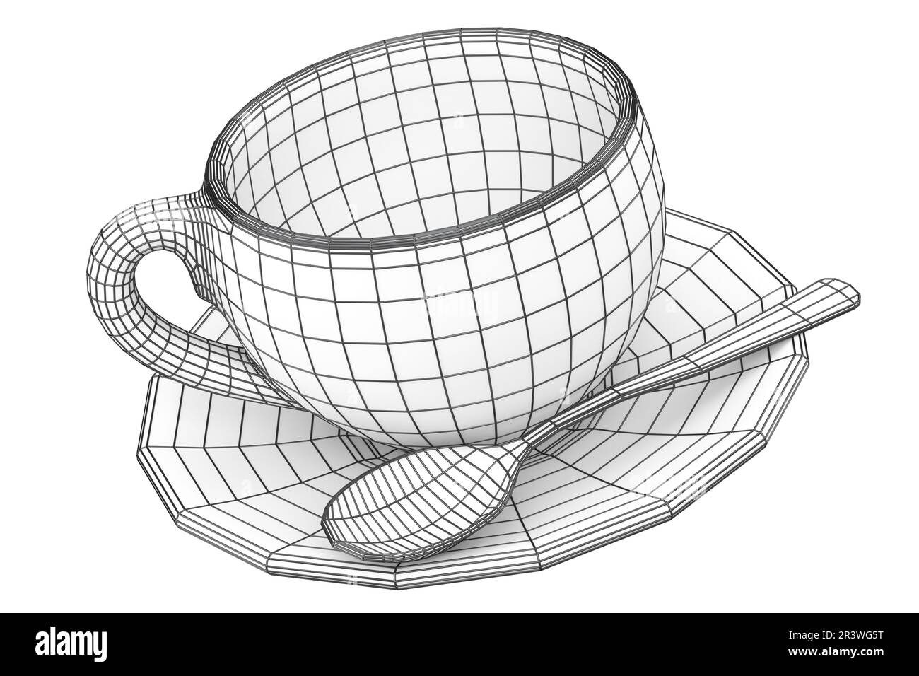 Ceramic coffee cup for cappuccino, americano, espresso, mocha, latteon