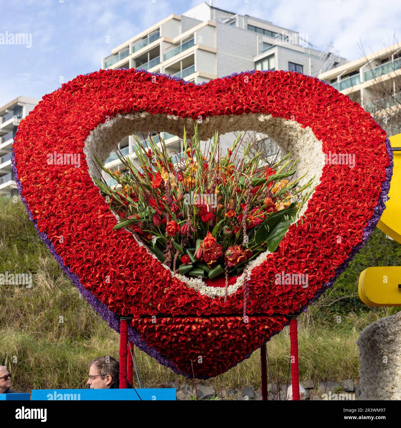 Noordwijk, Netherlands April 22, 2023 Spectacular flower covered
