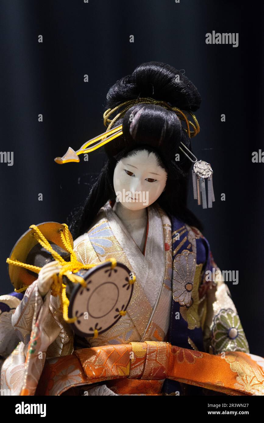Japanese Geisha Doll Stock Photo