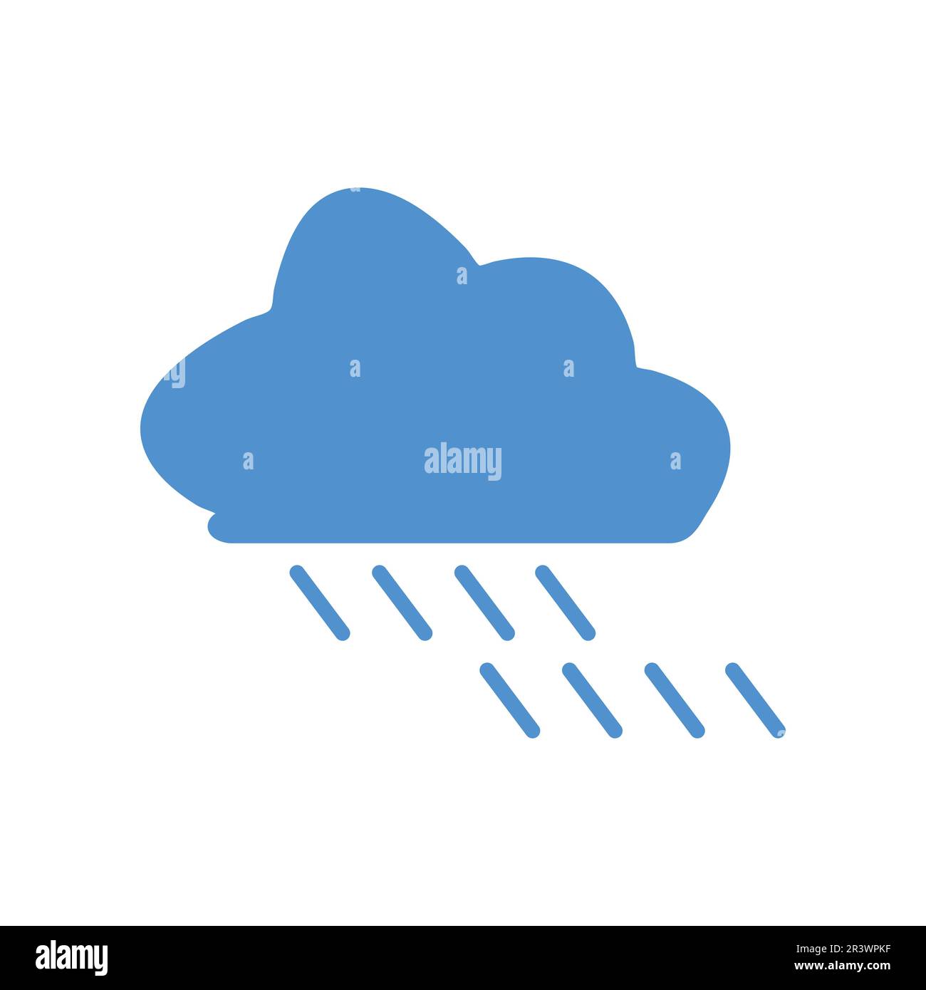 Flat Cloud Icon Symbol Vector Illustration Stock Vector Image & Art - Alamy