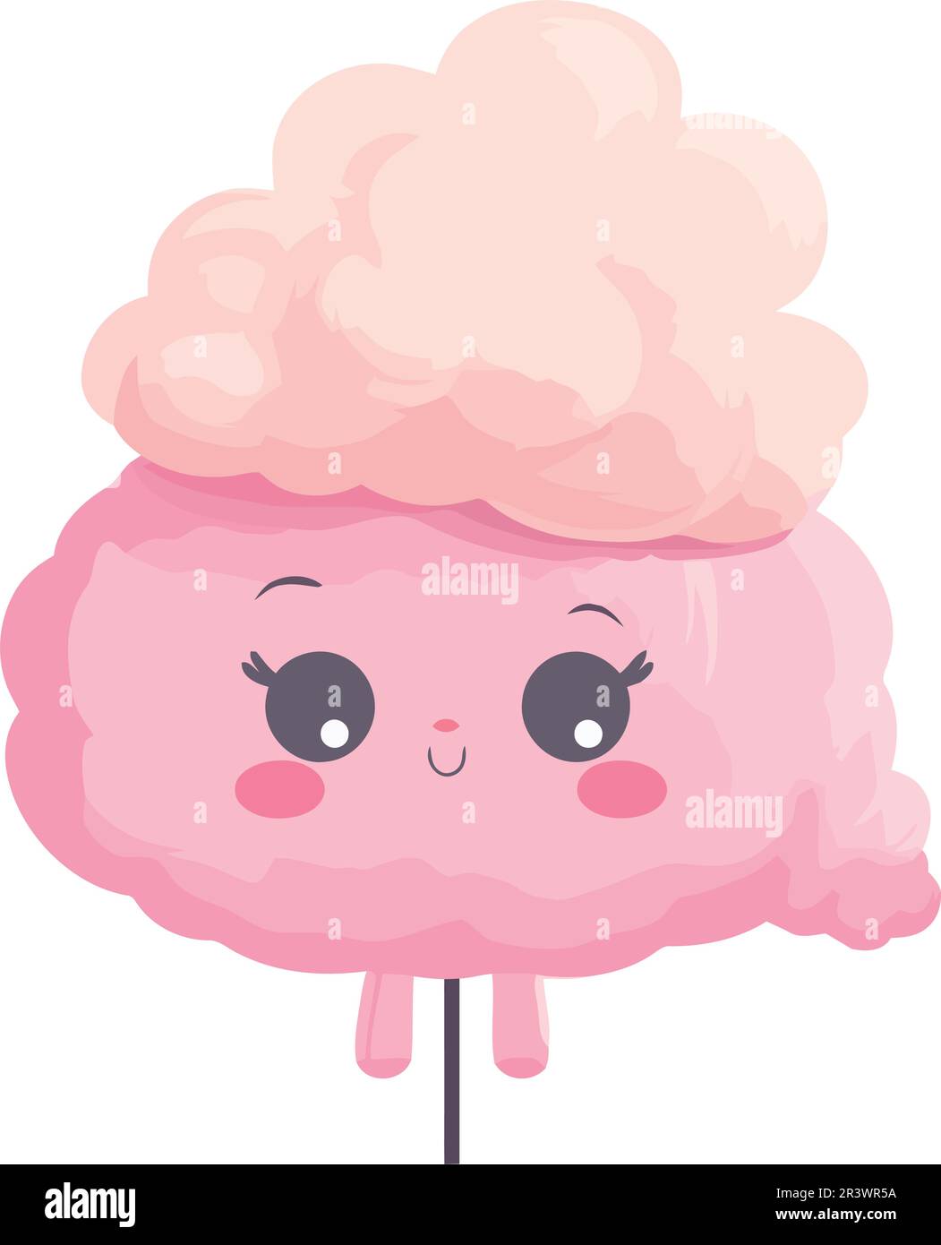 sweet cotton sugar kawaii smiling character Stock Vector Image & Art ...