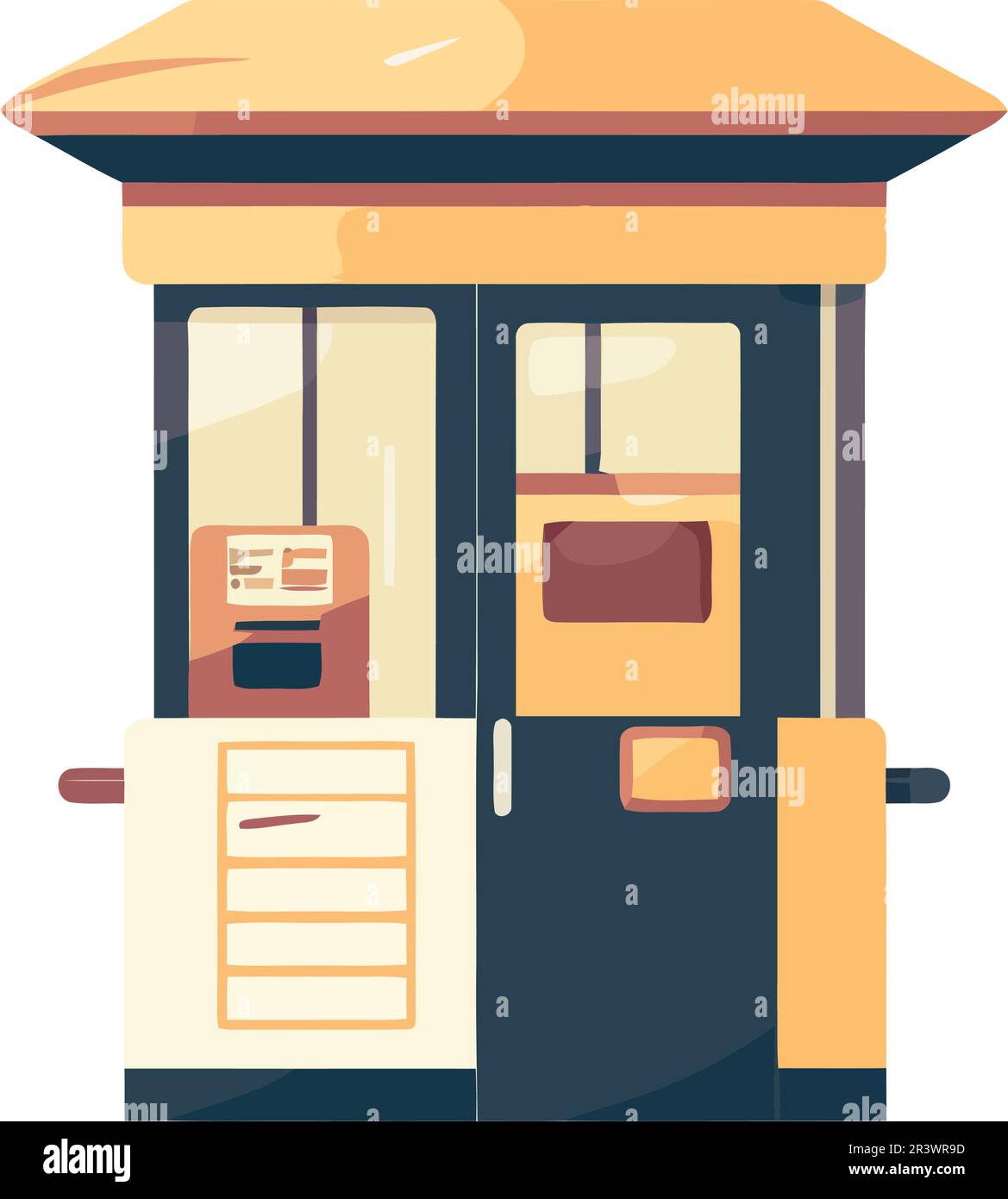 classic kiosk carnival fair facade icon Stock Vector Image & Art - Alamy