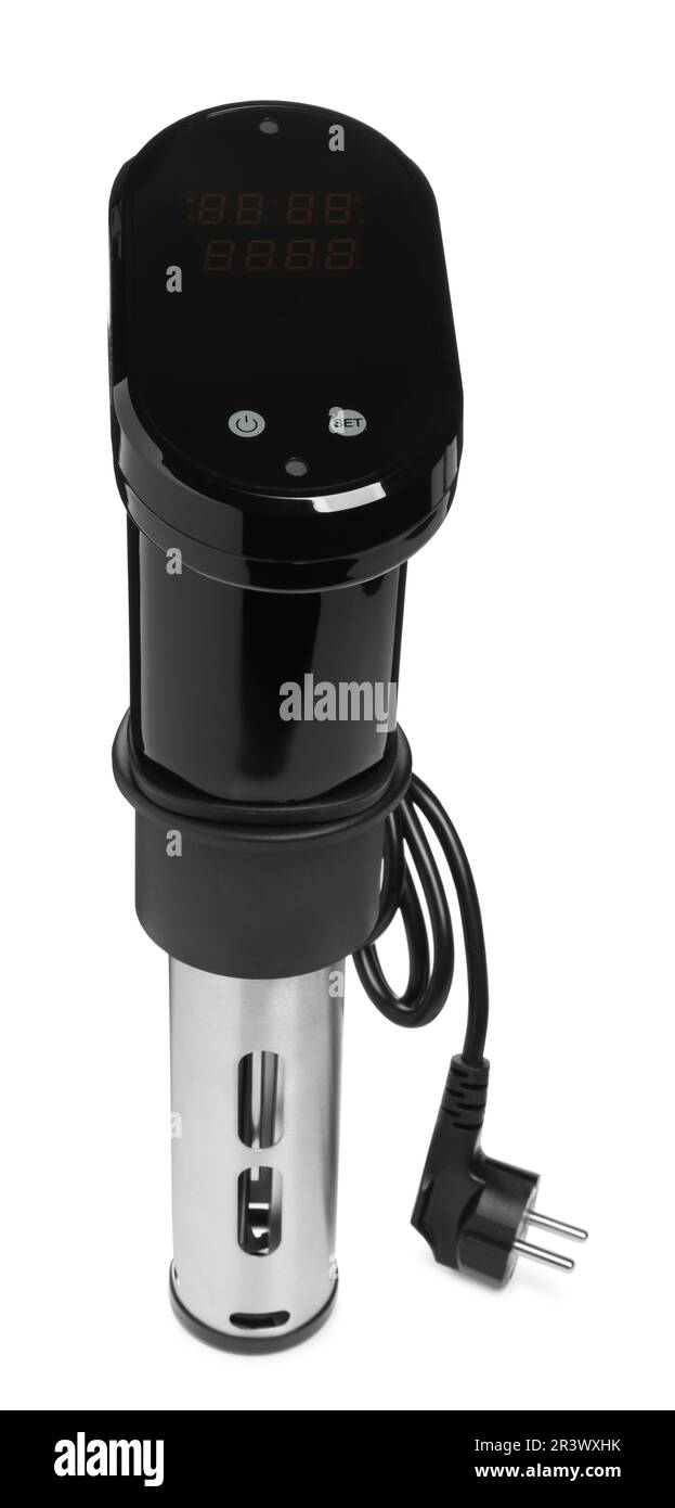 Thermal immersion circulator isolated on white. Sous vide cooker Stock