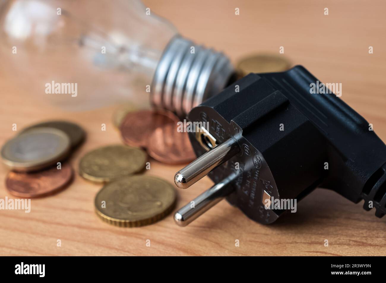 Electricity Billing Electricity Prices in Germany 2023 Stock Photo