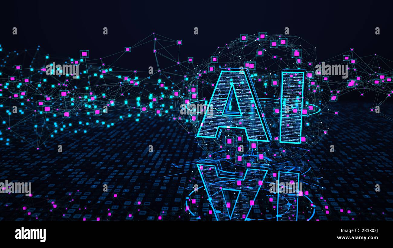 AI Networks Concept Stock Photo
